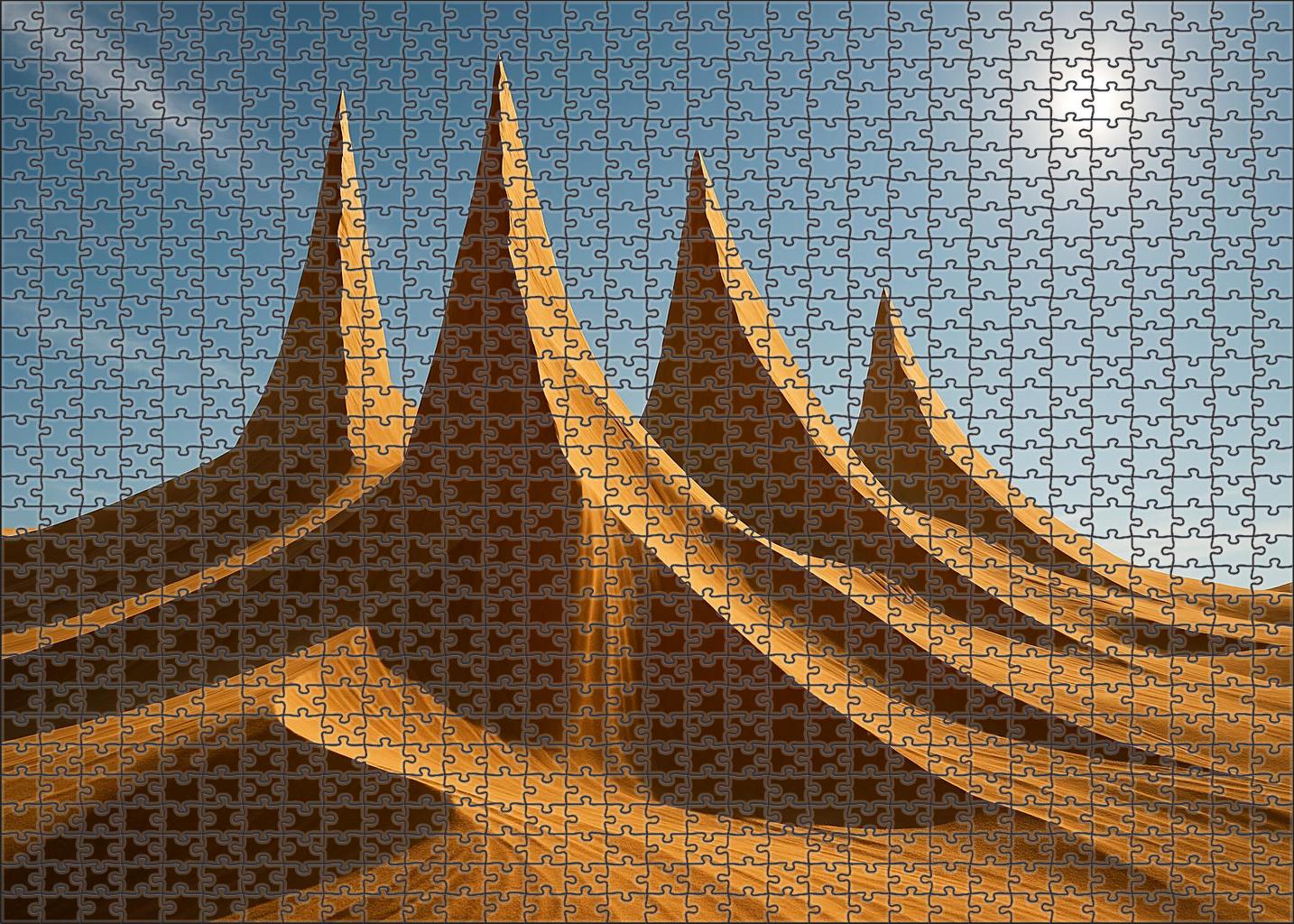 Golden Spire Dunes 1000 Piece Puzzle