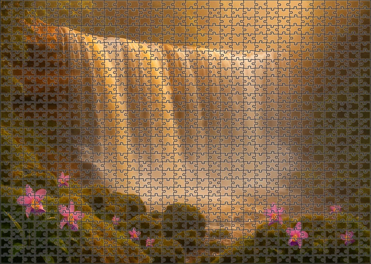 Amber Drift Falls Puzzle For Kids