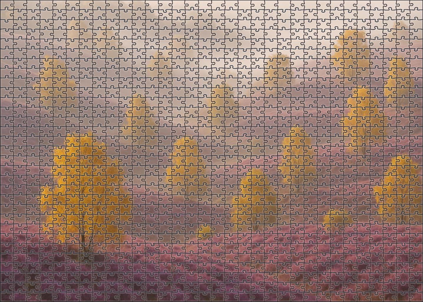 Rolling Heather Hills Puzzle Collection