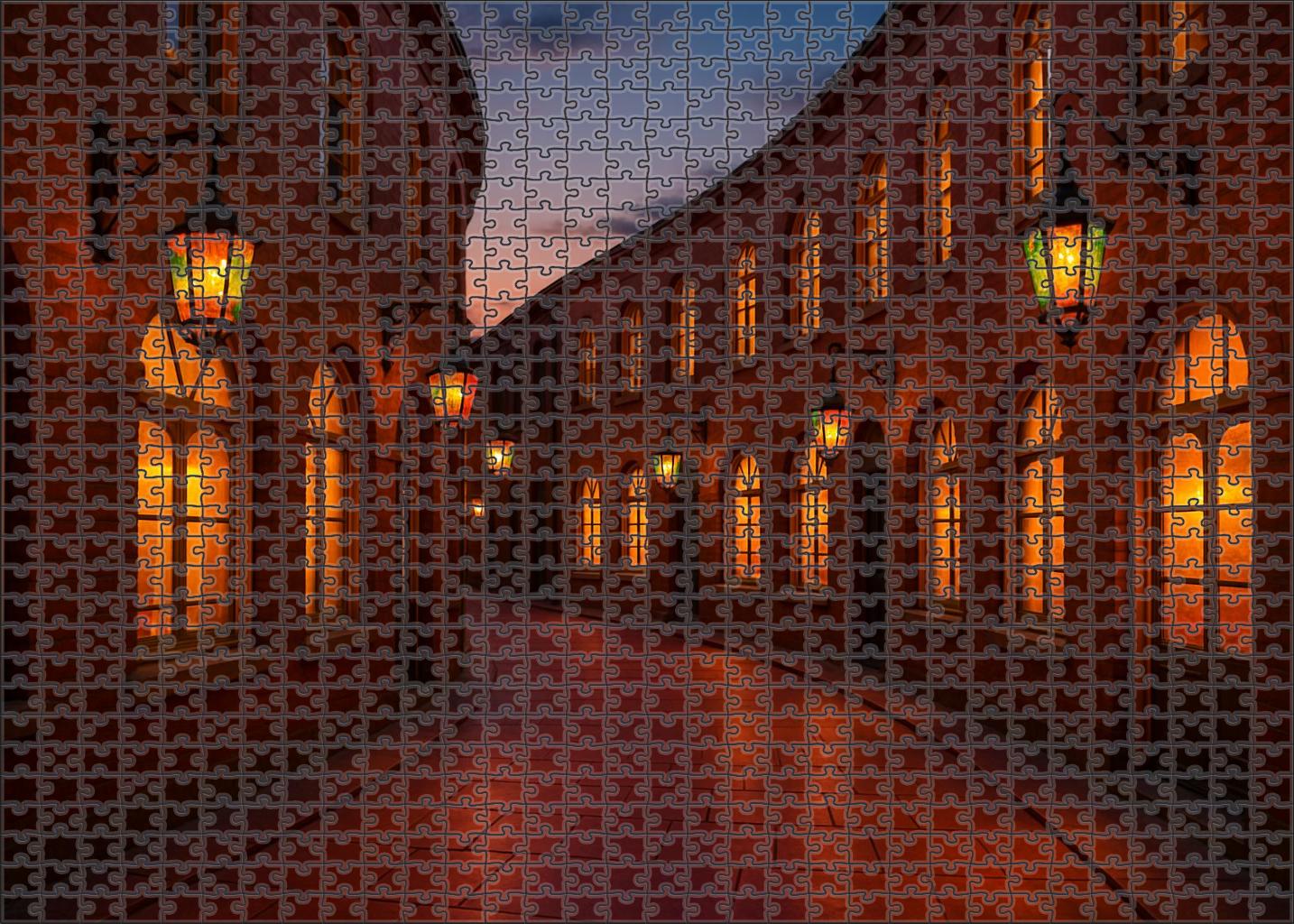 Crimson Crescent Walk 200 Piece Puzzle