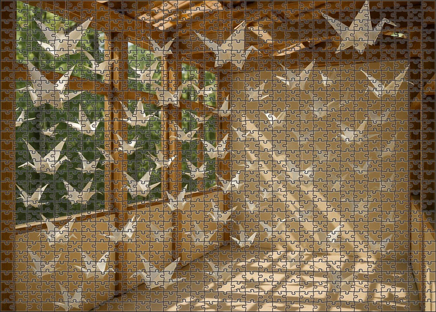 Paper Crane Aviary Mini Puzzle