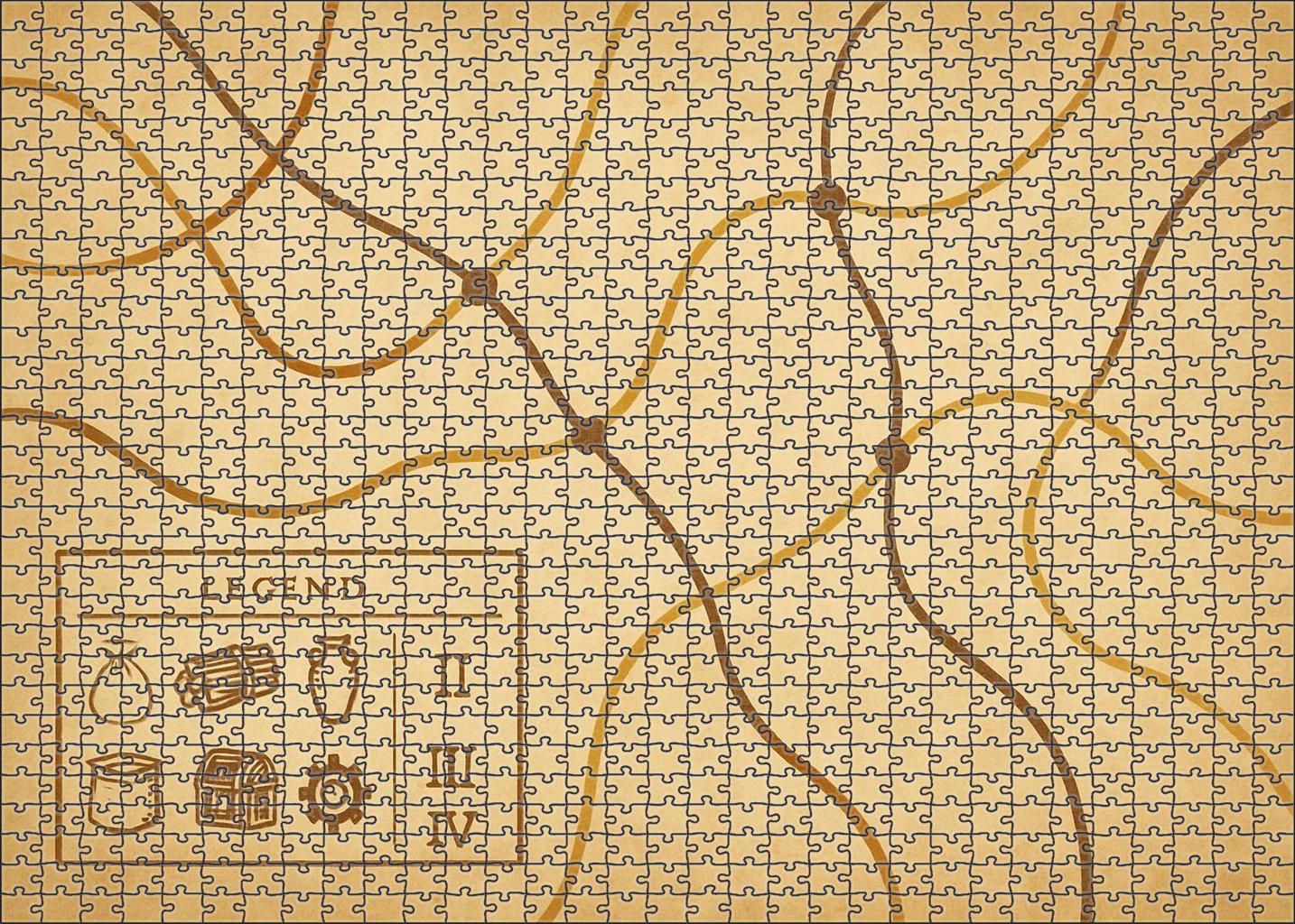 Historical Trade Route Network Diagram Easy Puzzles