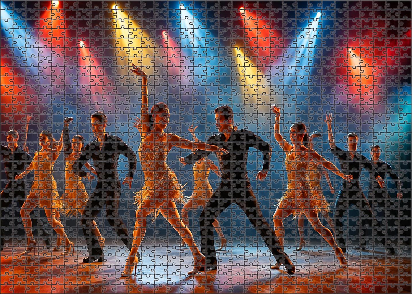 K-pop Dance Revolution High-energy Choreography And Glamorous Performance Custom Jigsaw Puzzle