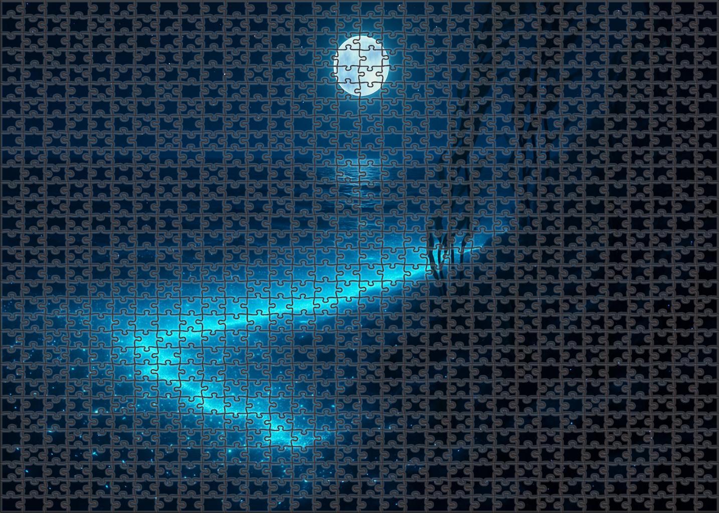 Phosphorescent Shelf Break Custom Jigsaw Puzzle