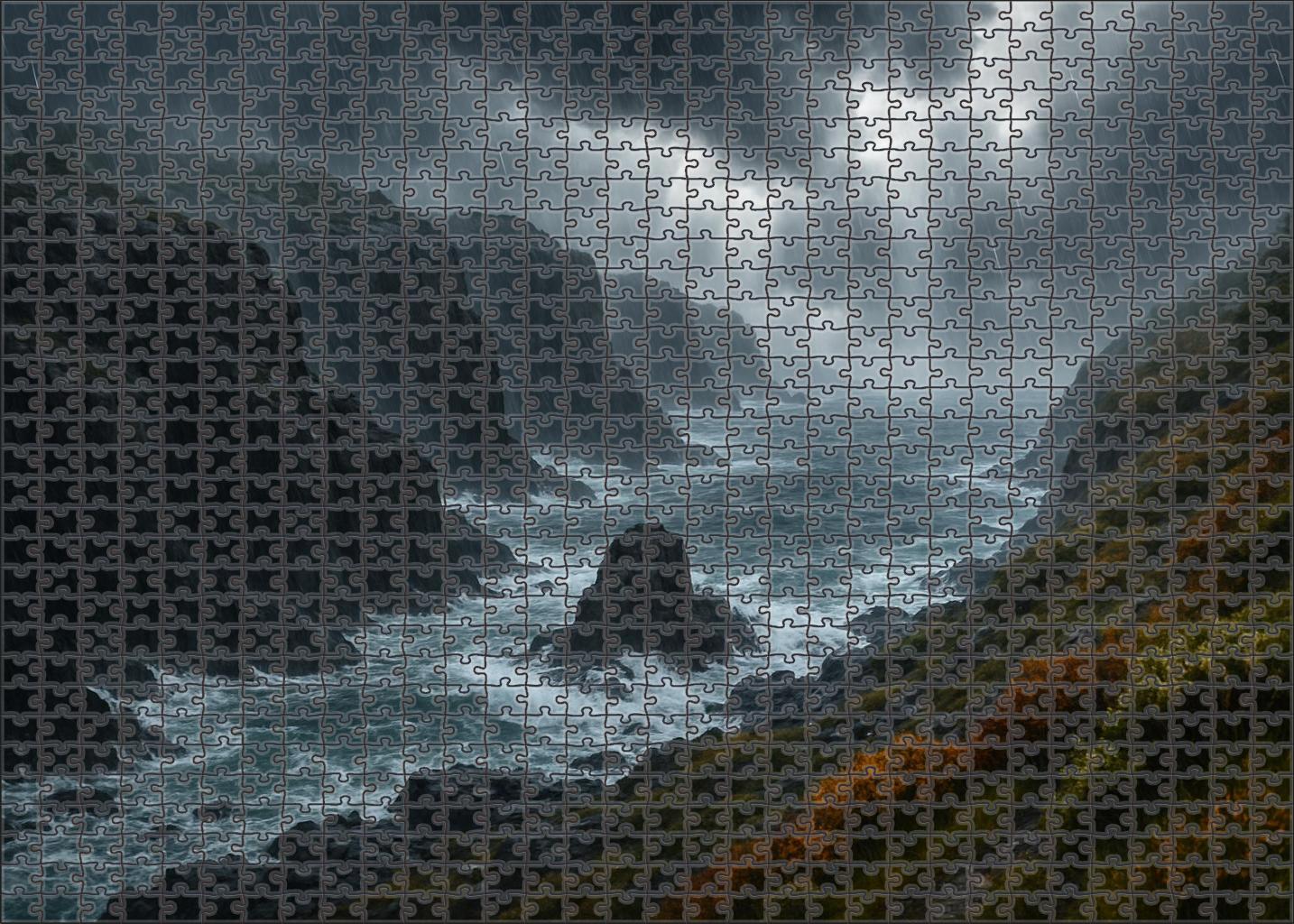 Storm-washed Coastal Headland 100 Piece Puzzle