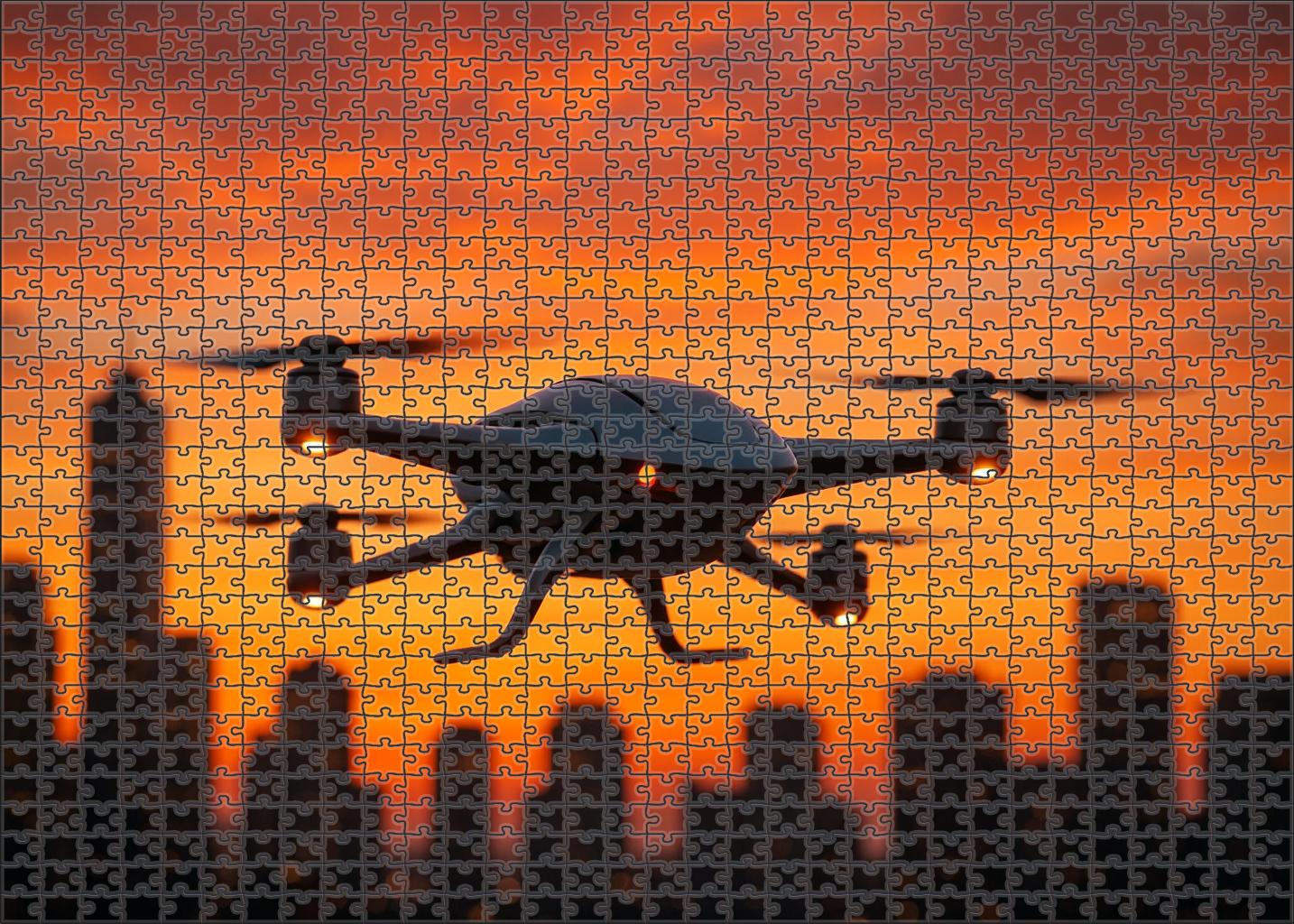 Electric Personal Aerial Vehicle 20 Piece Puzzle