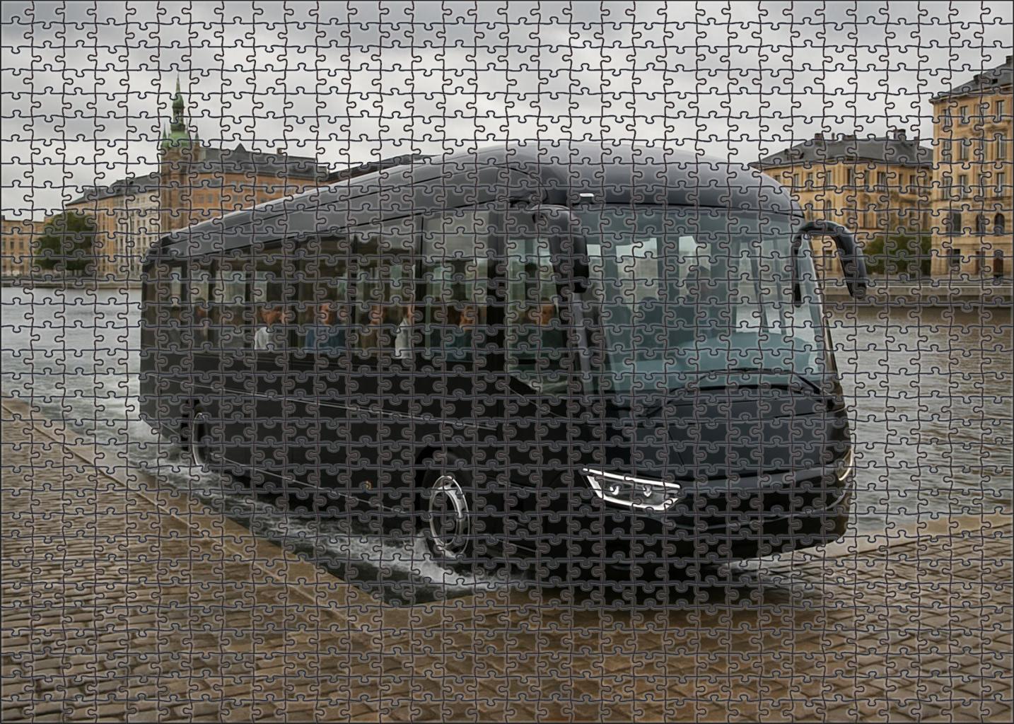 Electric Amphibious Bus Puzzle For Adults