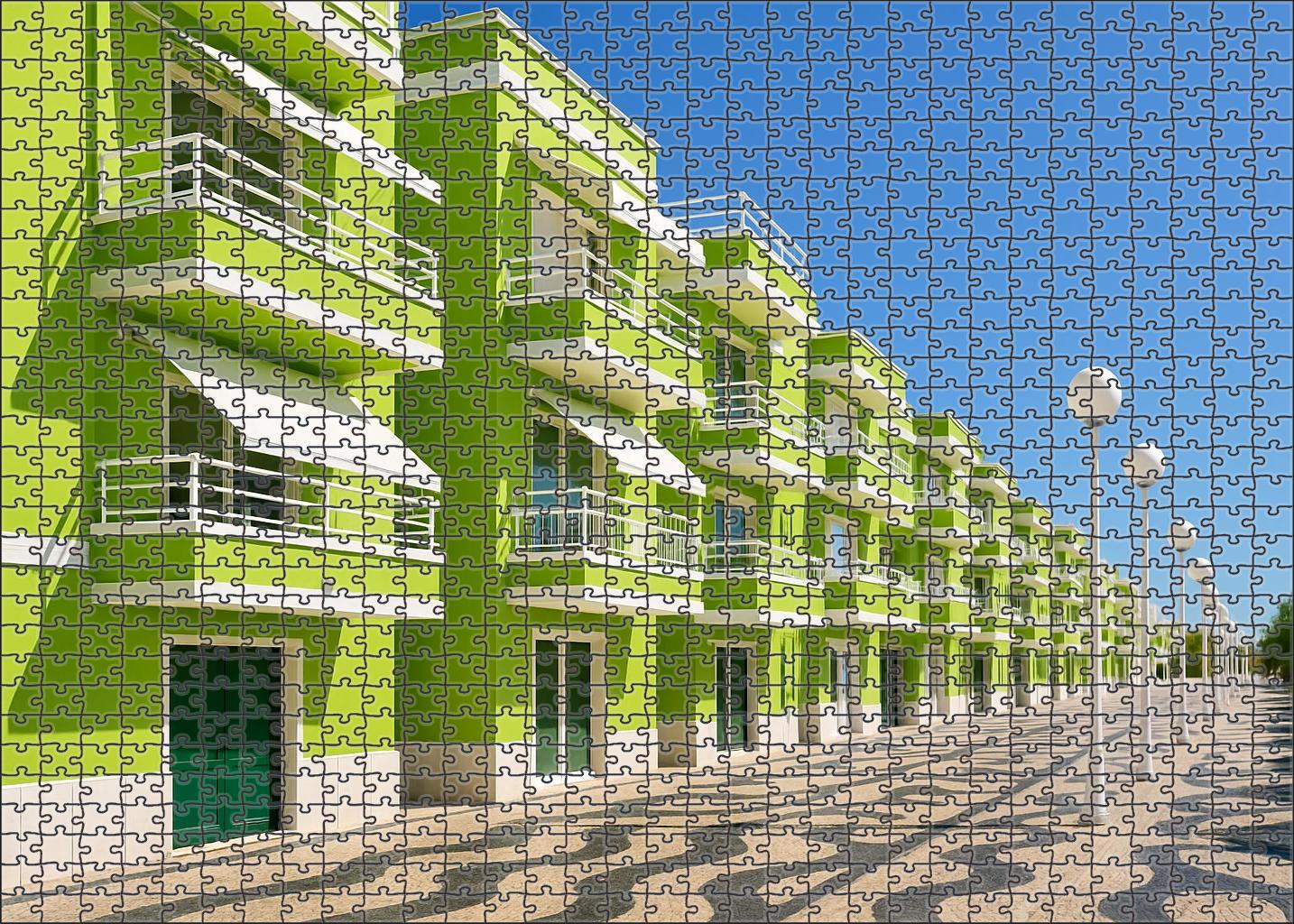 Lime Terrace Promenade 100 Piece Puzzle