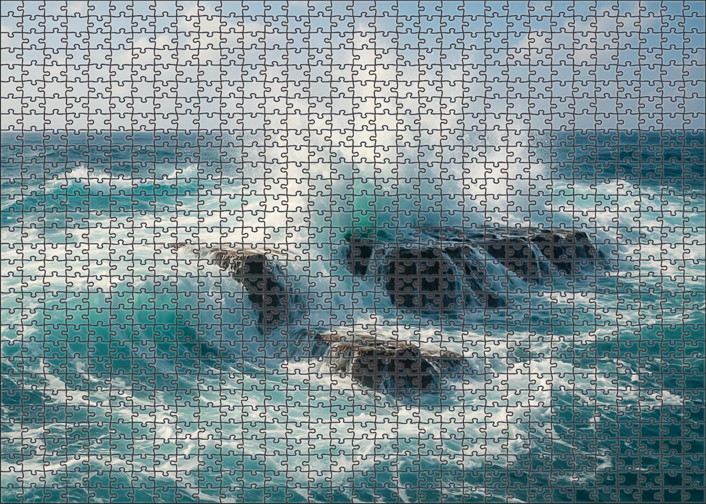 Silver Spray Continental Shelf 100 Piece Puzzle