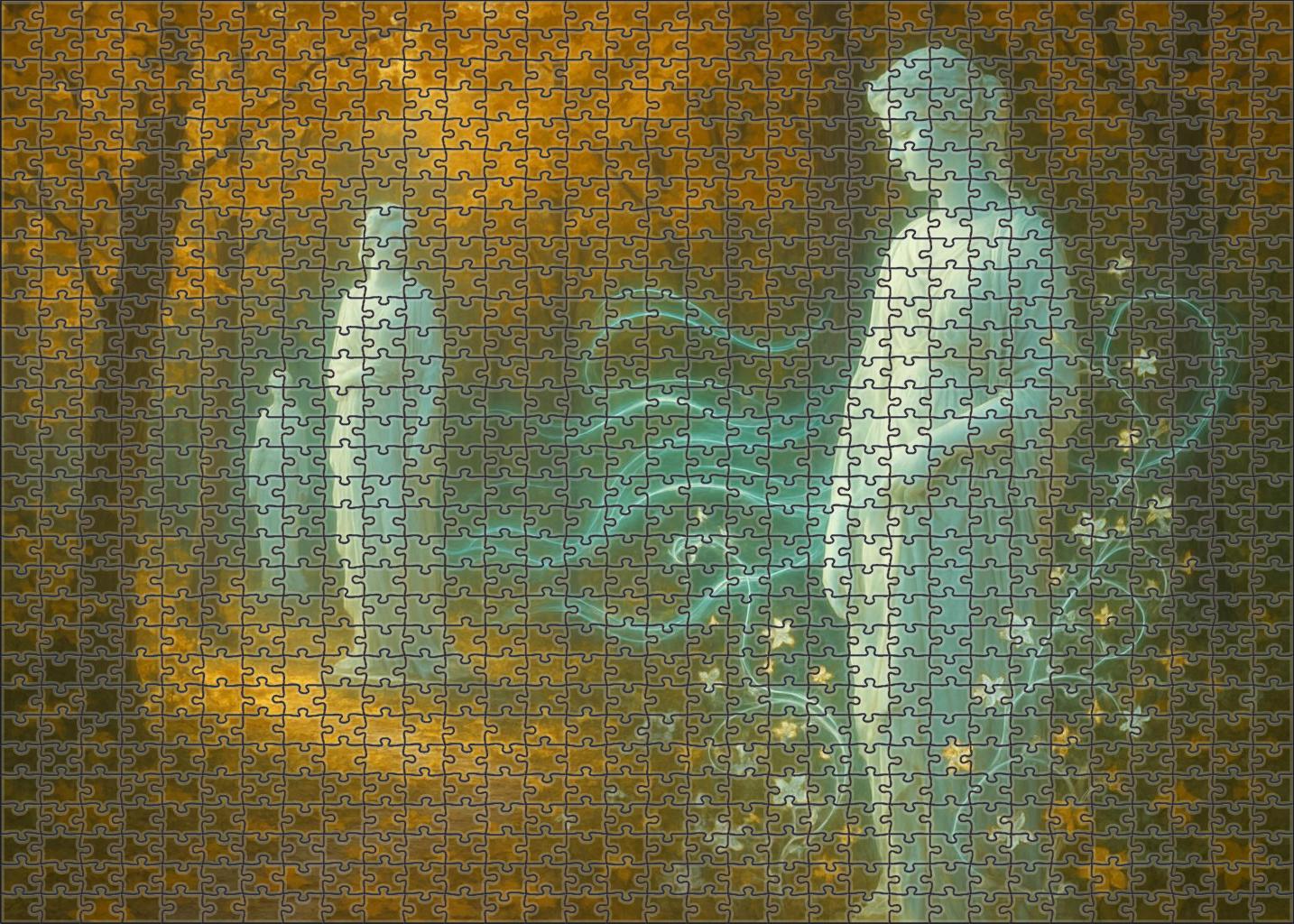 Whispering Marble Grove 500 Piece Puzzle
