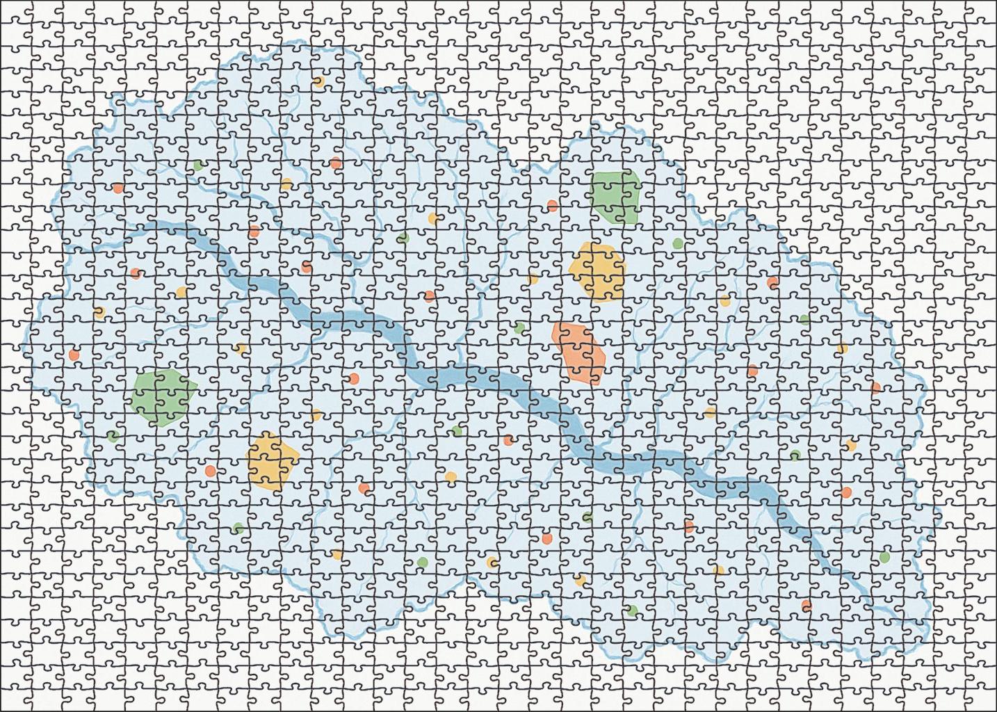 River Basin Water Quality Indicators 500 Piece Puzzle