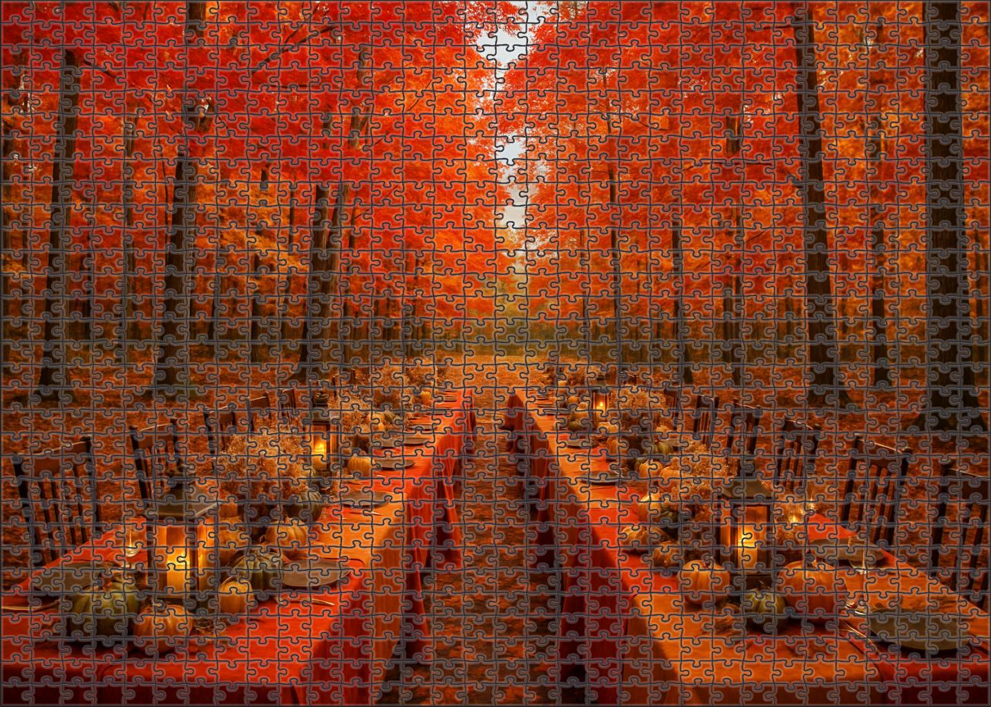Autumn Canopy Celebration 300 Piece Puzzle