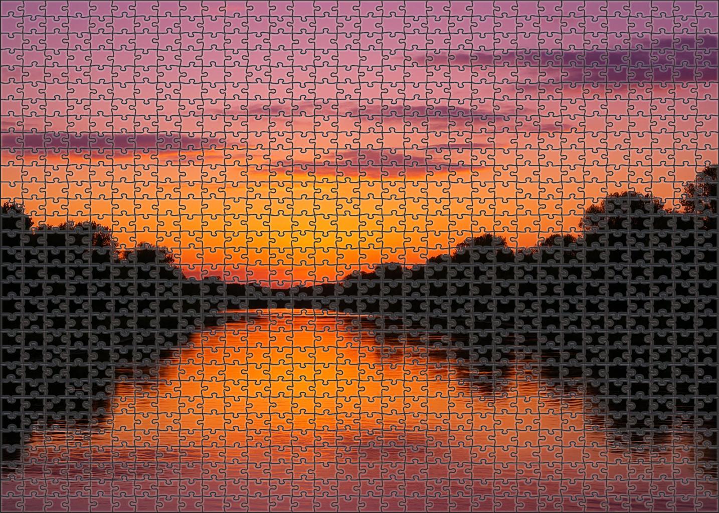 Amber Dusk Horizon 100 Piece Puzzle