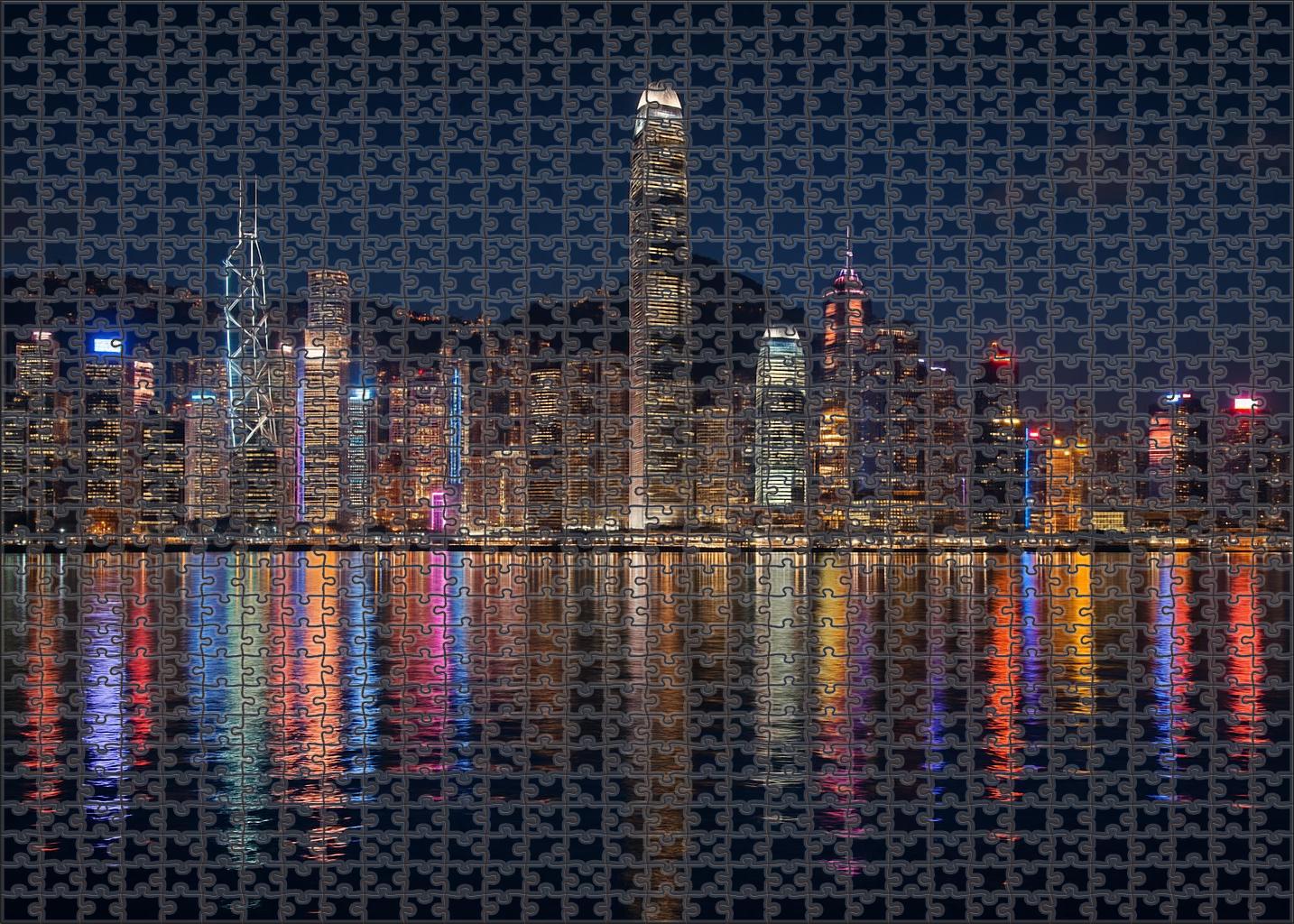 Hong Kong Victoria Harbour Skyline Consistently Ranked Among The Top 5 Most Iconic Skylines Worldwide Puzzle Challenge