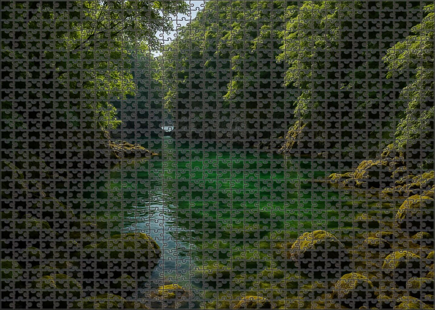 Hidden Lagoon Sanctuary Mini Puzzle