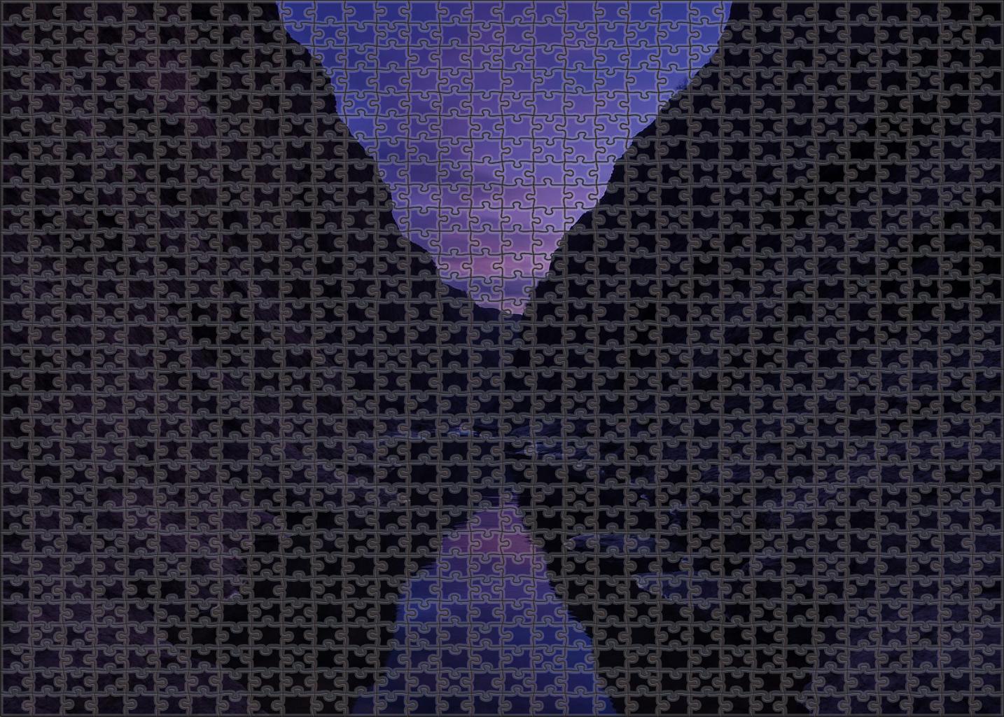 Twilight River Gorge 100 Piece Puzzle