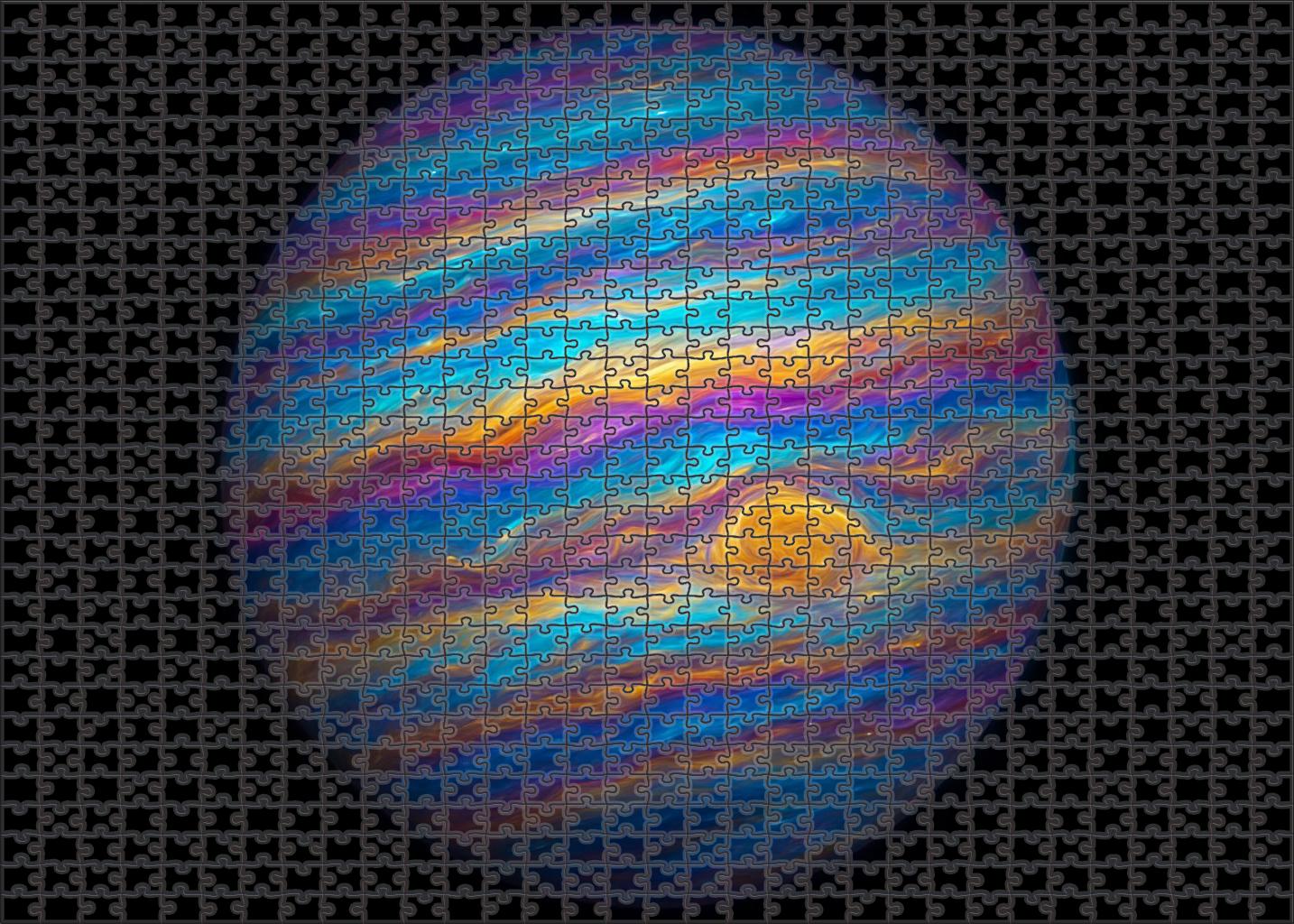 Iridescent Atmospheric Bands 200 Piece Puzzle