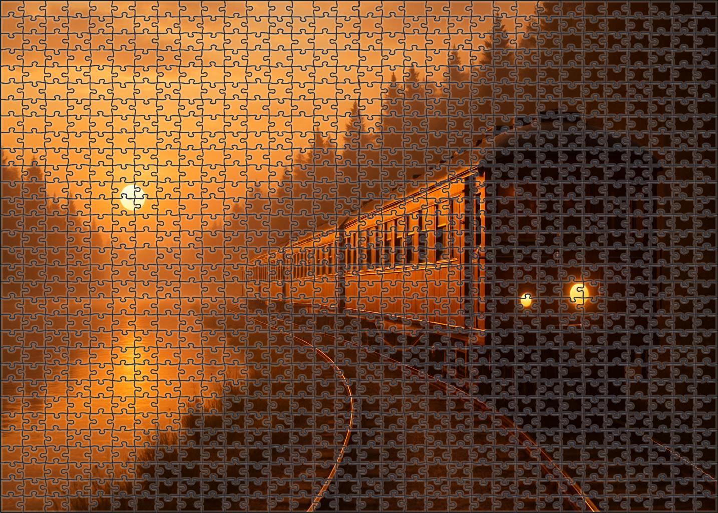 Sunrise Panorama Sleeper Easy Puzzles