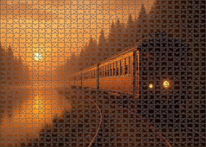 Sunrise Panorama Sleeper Easy Puzzles