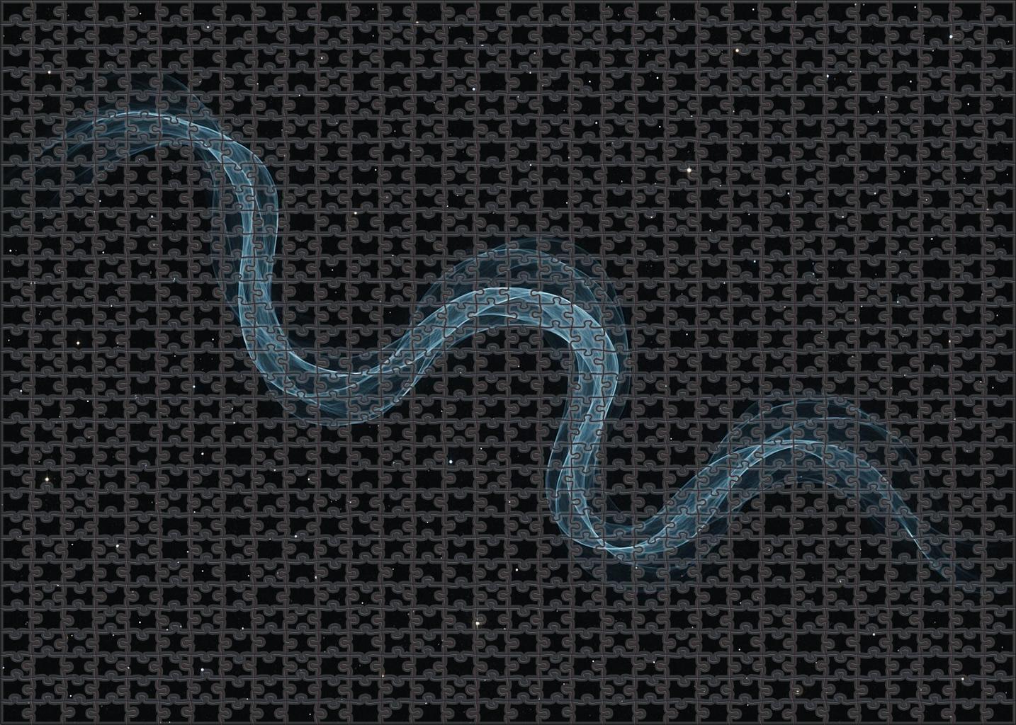 Celestial Ribbon Nebula Easy Puzzles