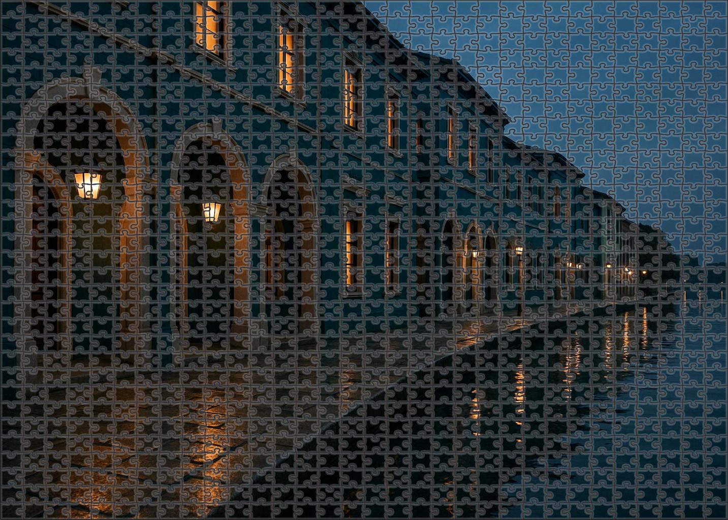 Teal Lantern Quay 200 Piece Puzzle