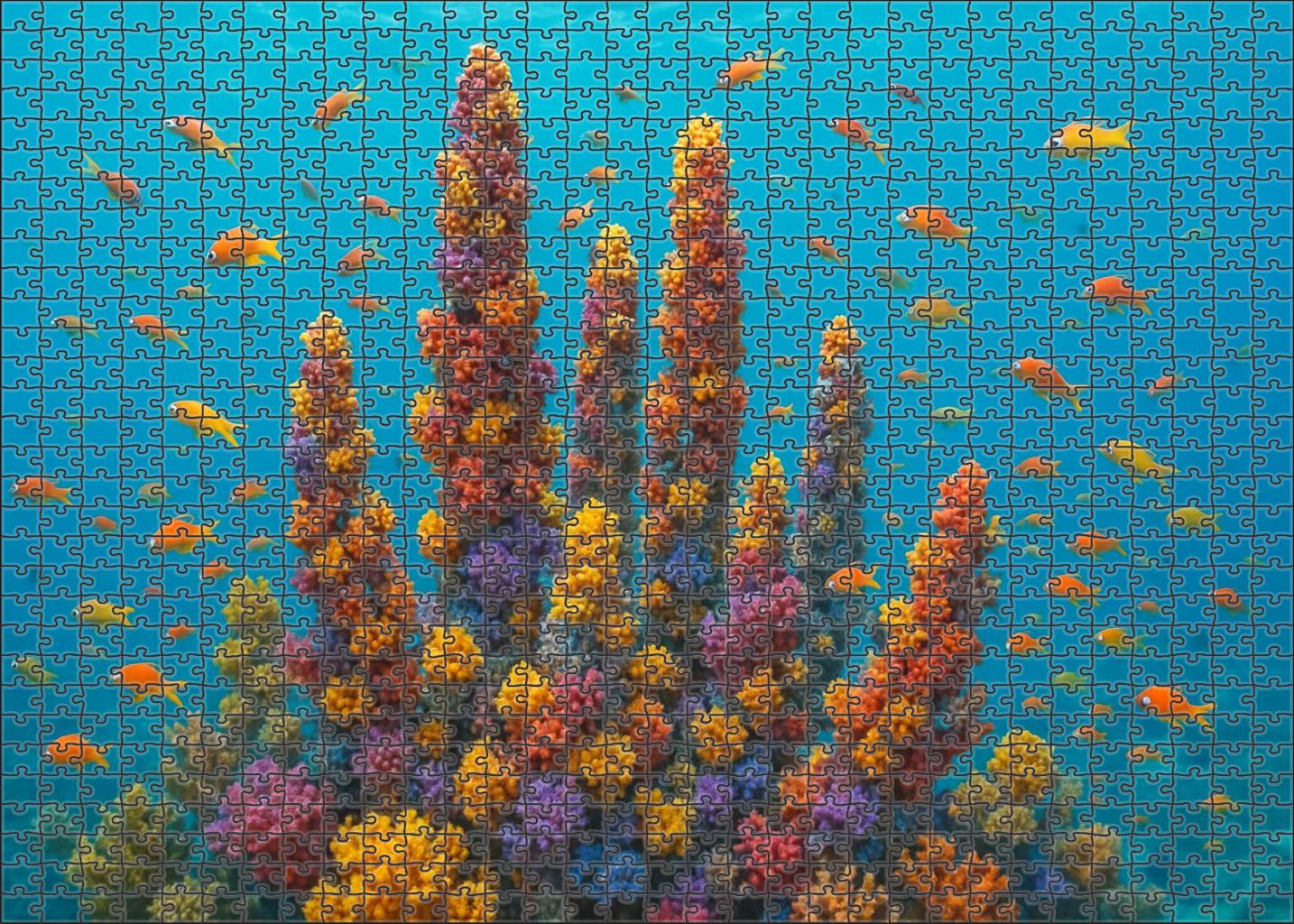 Coral Spire Gardens 1000 Piece Puzzle