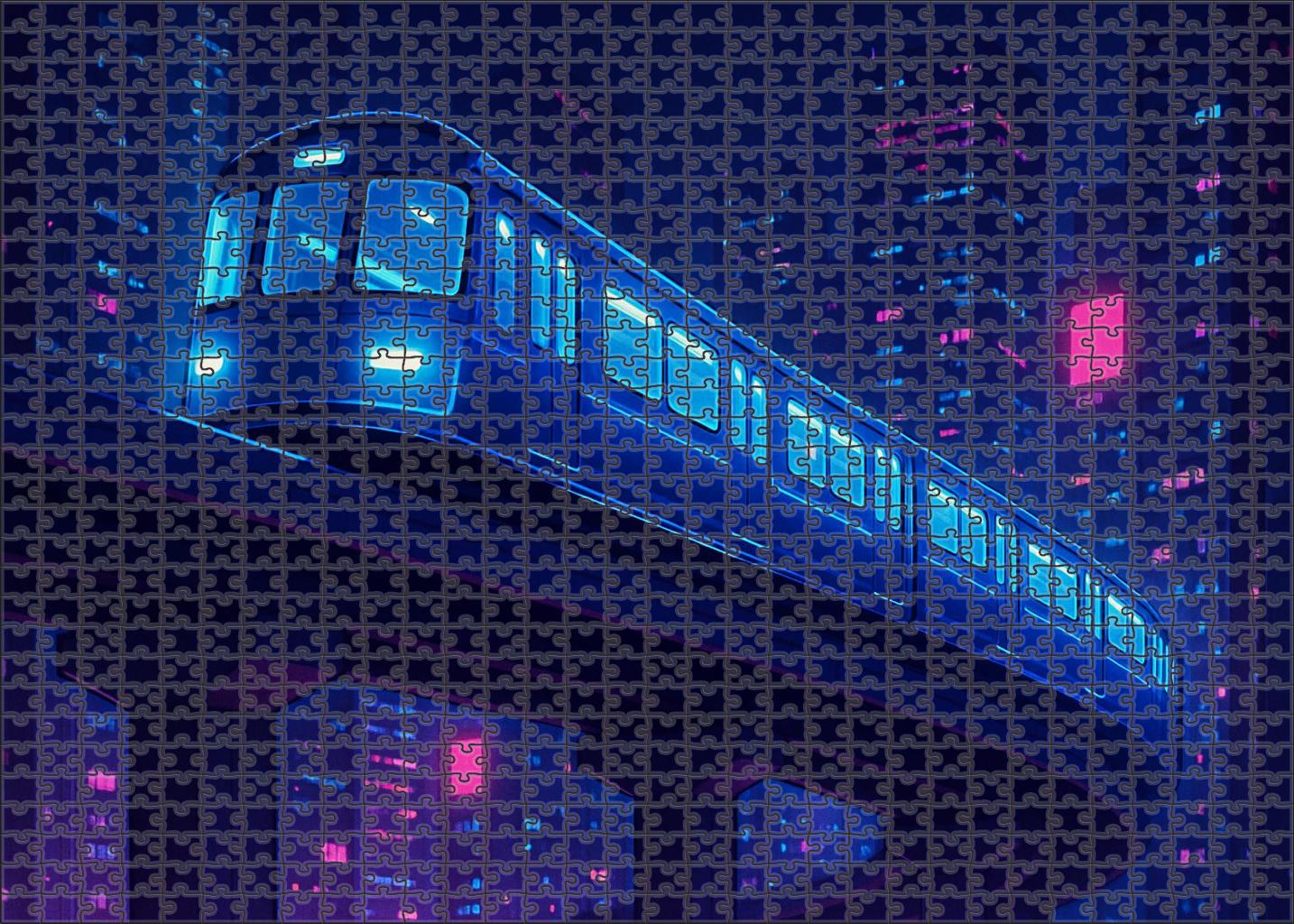 Sapphire Zephyr Maglev Large Format Puzzle