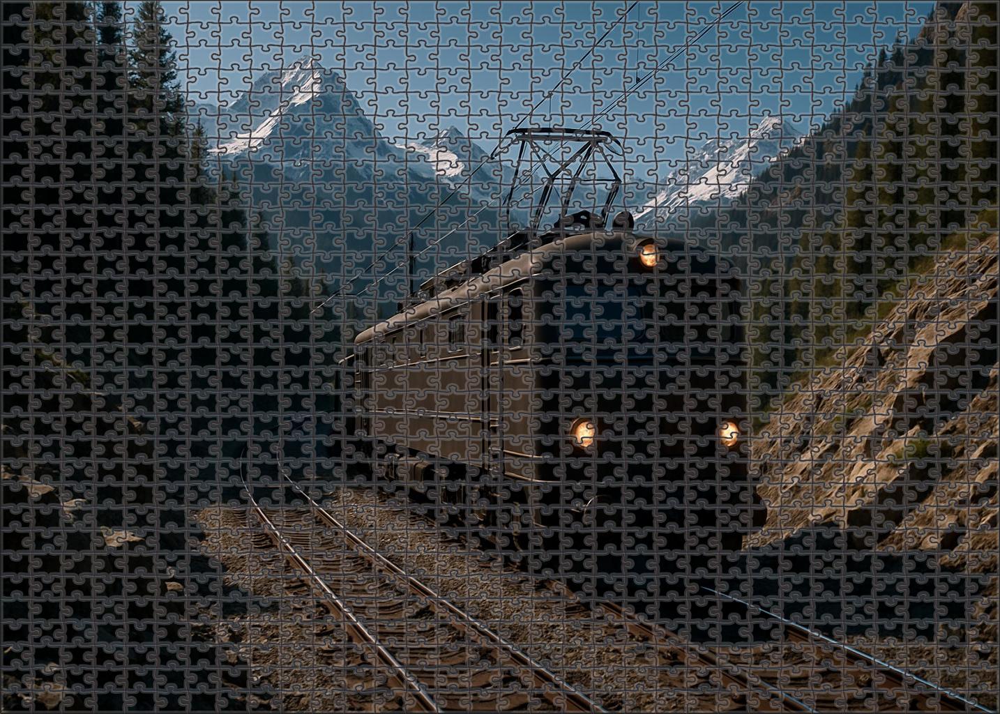 Obsidian Mountain Climber Premium Puzzle Pieces