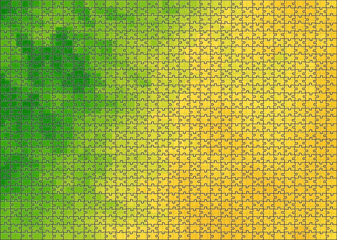 Vegetation Density Raster Visualization Puzzle Collection