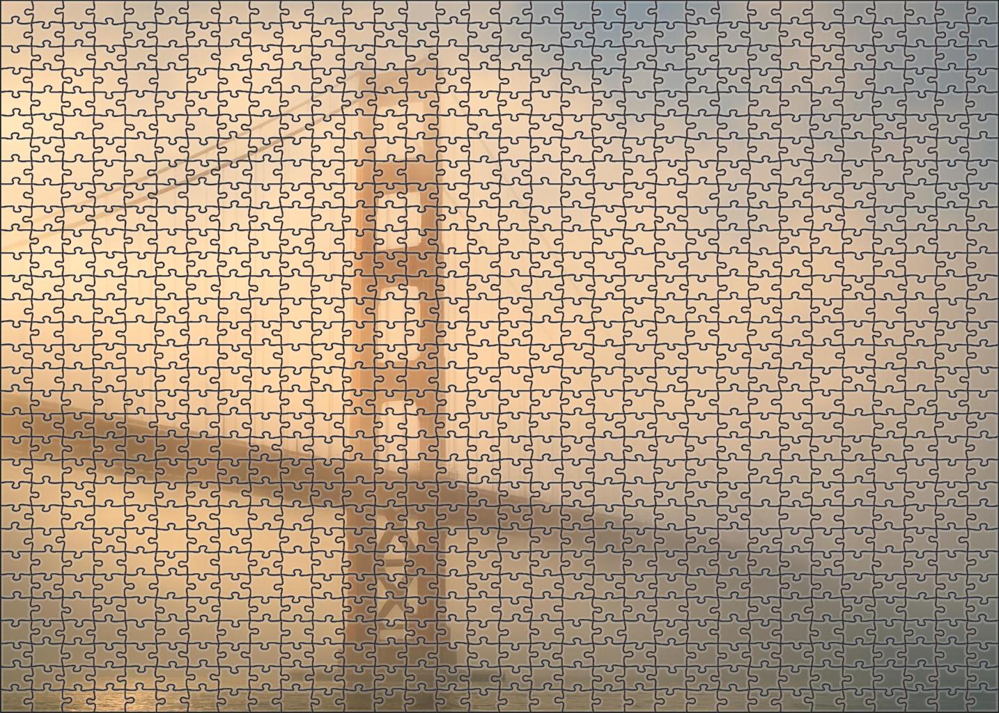 Golden Gate Bridge San Francisco Usa  Recognized By 8845 Globally As An Engineering And Cultural Icon Puzzle Challenge
