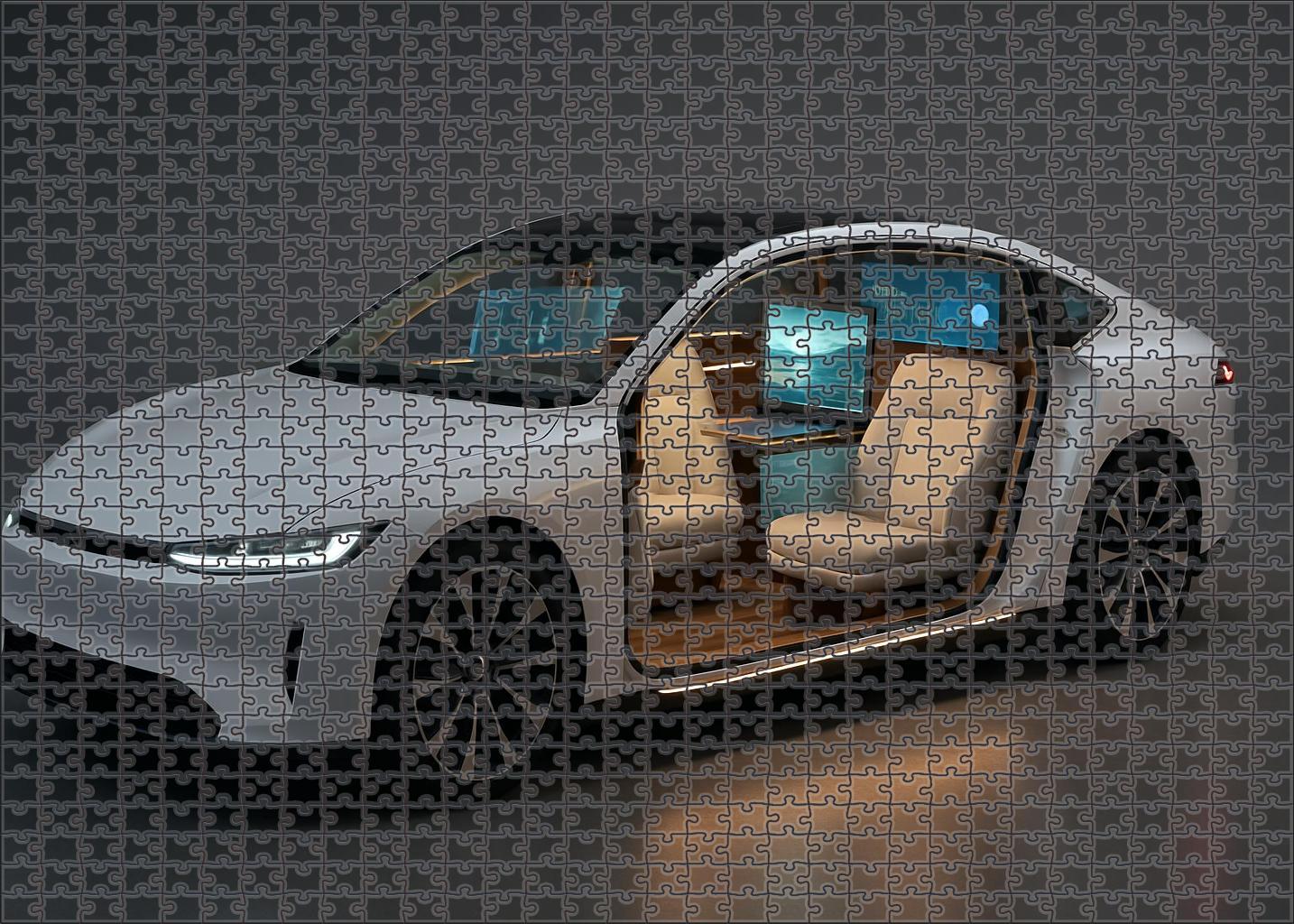 Nova Silhouette Concept Autonomous Luxury Vision Premium Puzzle Pieces
