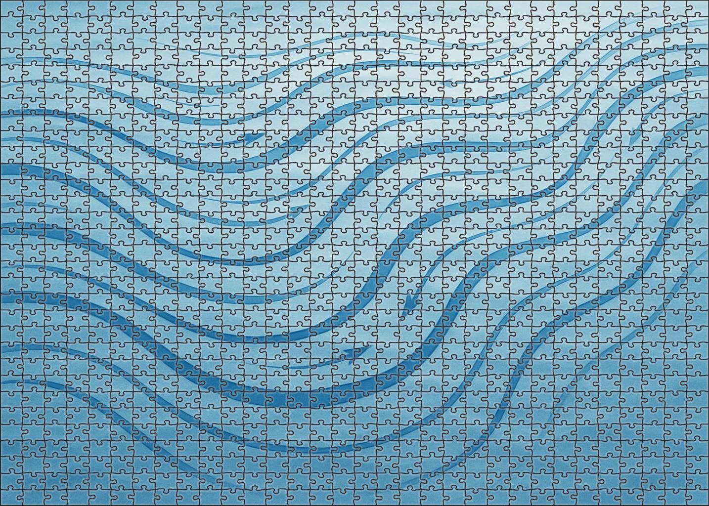 Ocean Current Streamline Visualization 300 Piece Puzzle