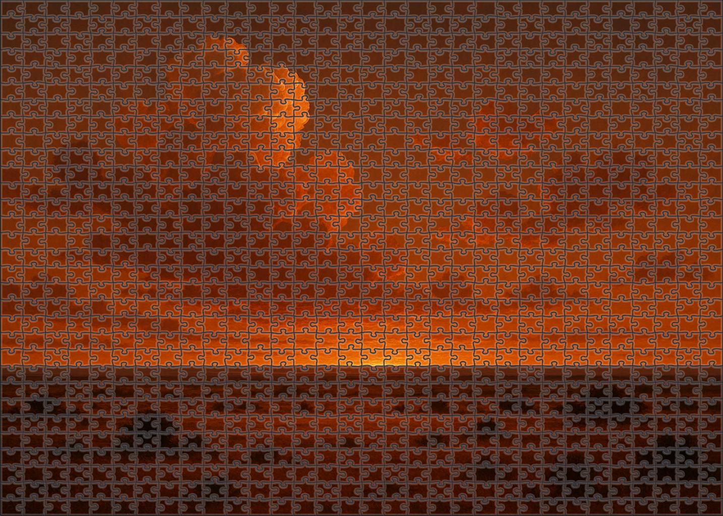 Burnt Sienna Plains 200 Piece Puzzle