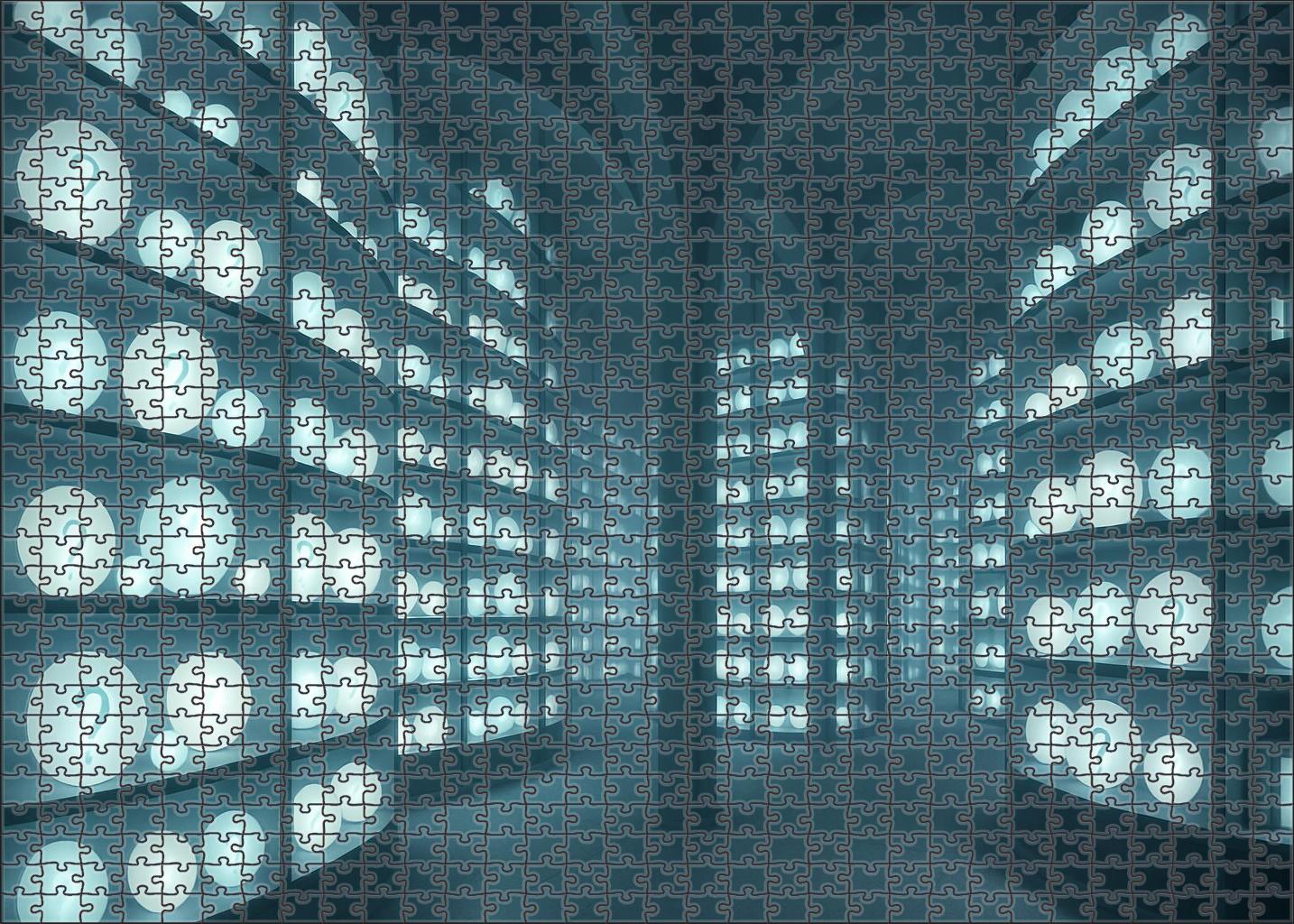 The Silent Library Of Infinite Questions 300 Piece Puzzle