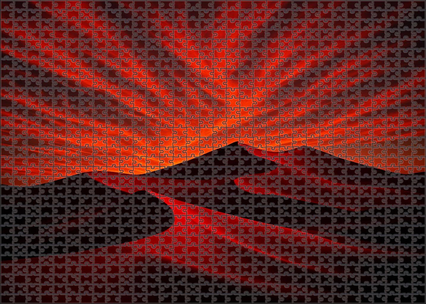 Crimson Veil Dunes 100 Piece Puzzle