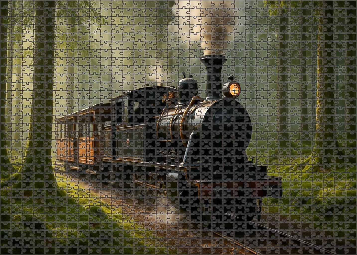 Emerald Forest Narrow Gauge 300 Piece Puzzle