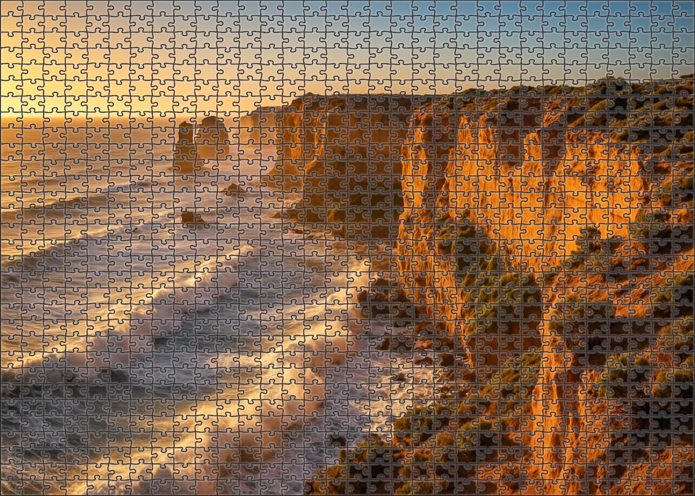 Sunset Ridge Cliffs 20 Piece Puzzle