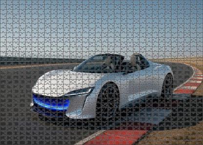 Orion Pulse Rs Tri-motor Electric Speedster With Adaptive Suspension 300 Piece Puzzle