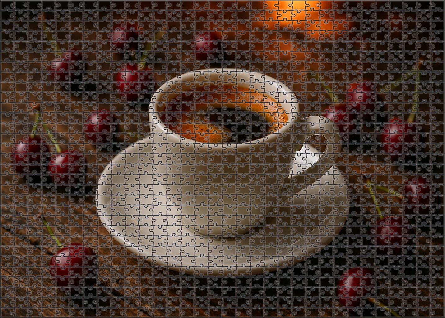 Crimson Ember Bold Espresso With Cherry And Molasses Depths 200 Piece Puzzle
