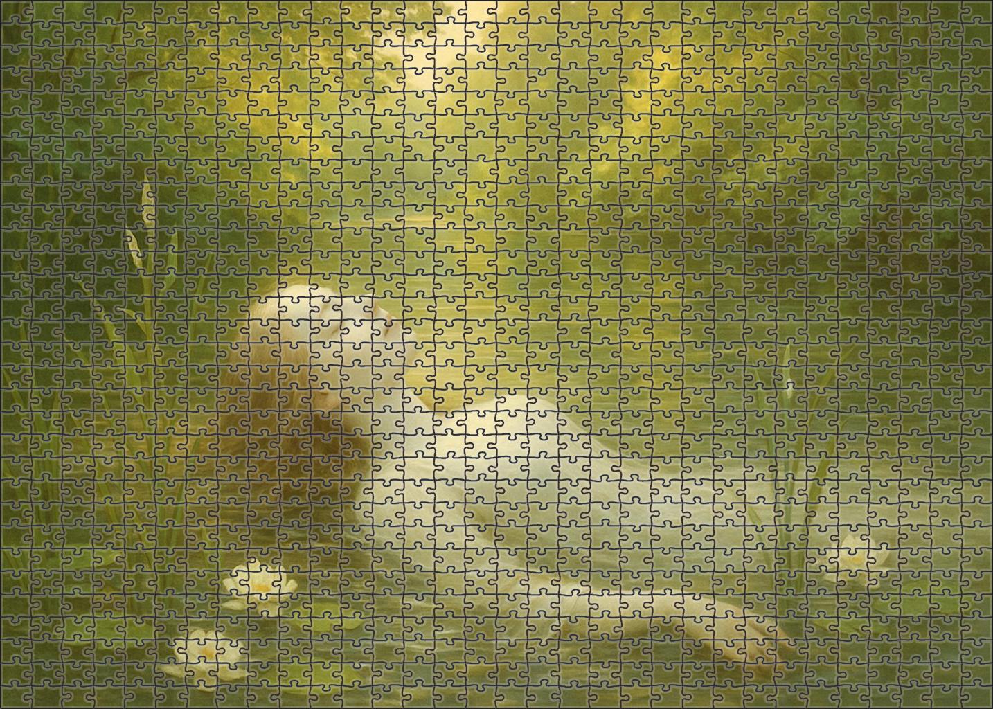 Ophelia Among The Willows 200 Piece Puzzle