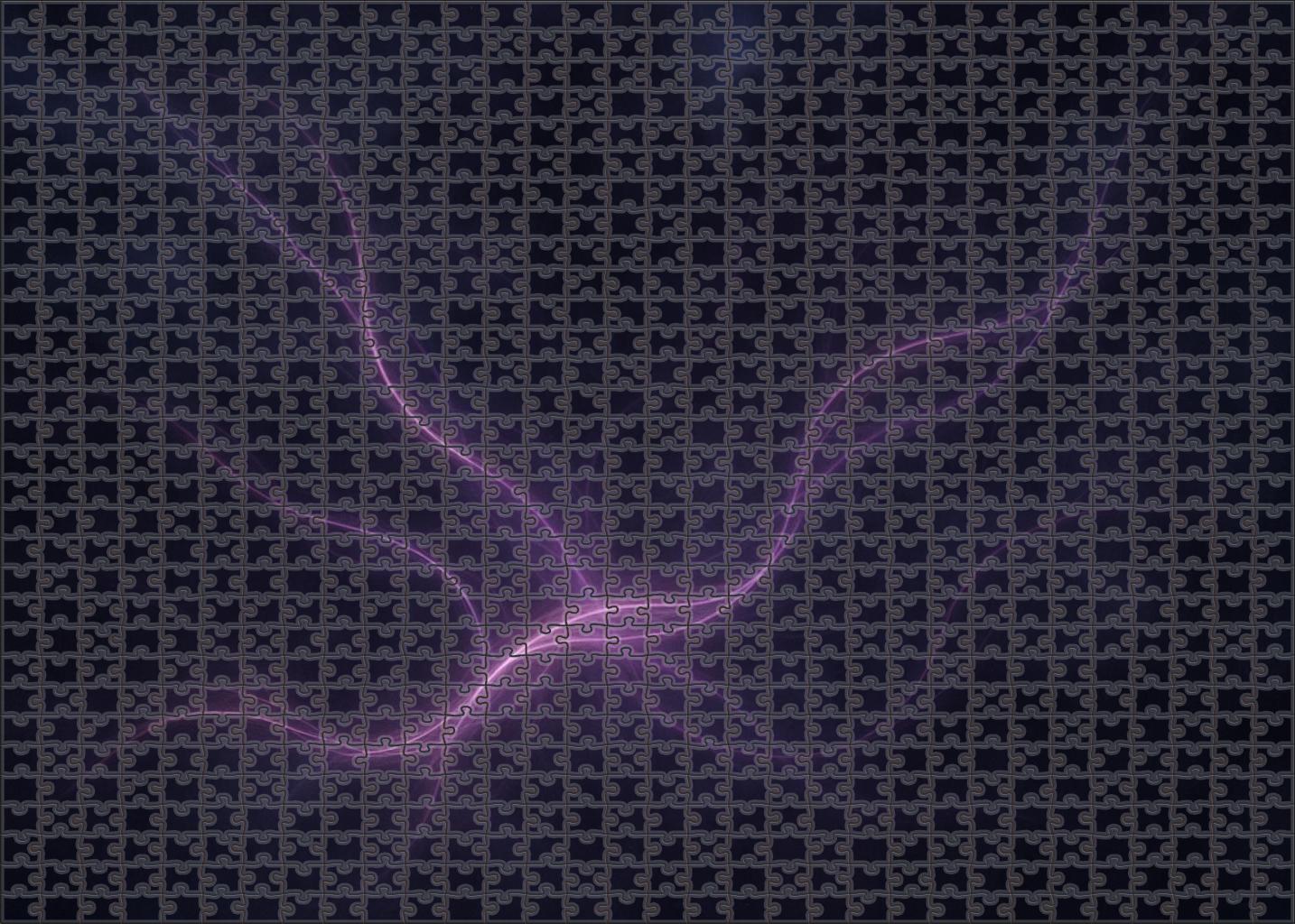 Glowing Nebular Tendrils Custom Jigsaw Puzzle