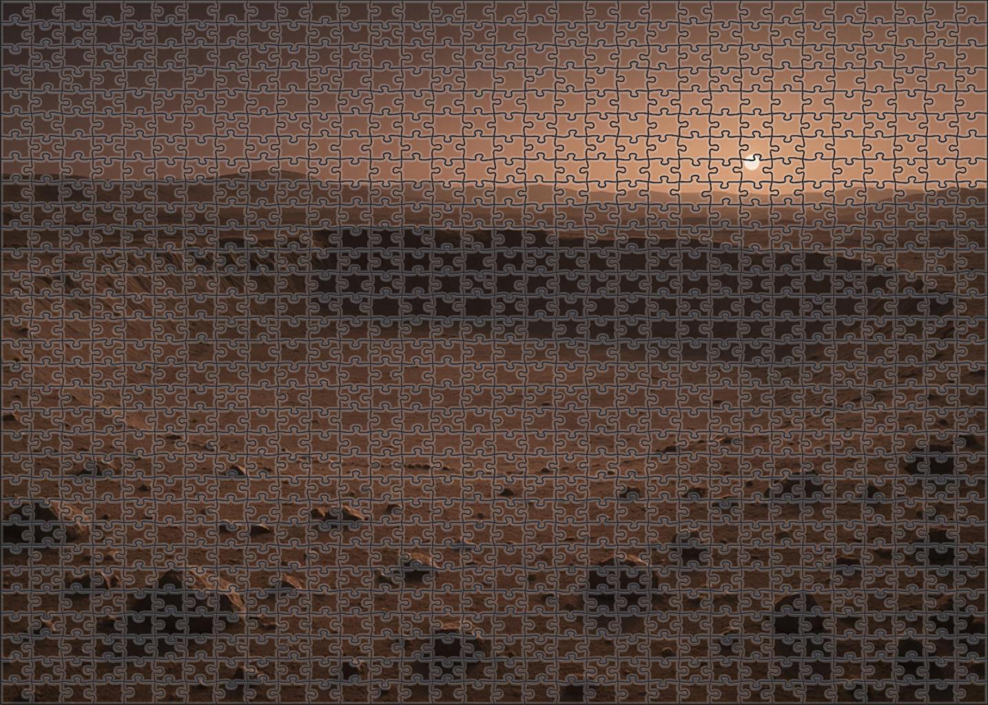 Dusky Crater Basin 1000 Piece Puzzle
