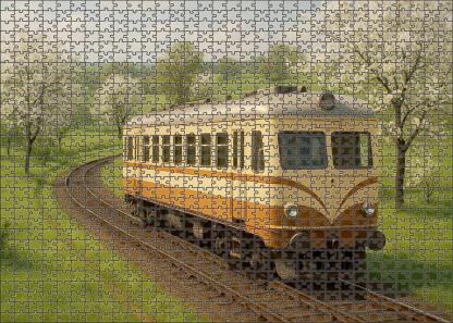Amber Heritage Diesel Railcar 20 Piece Puzzle