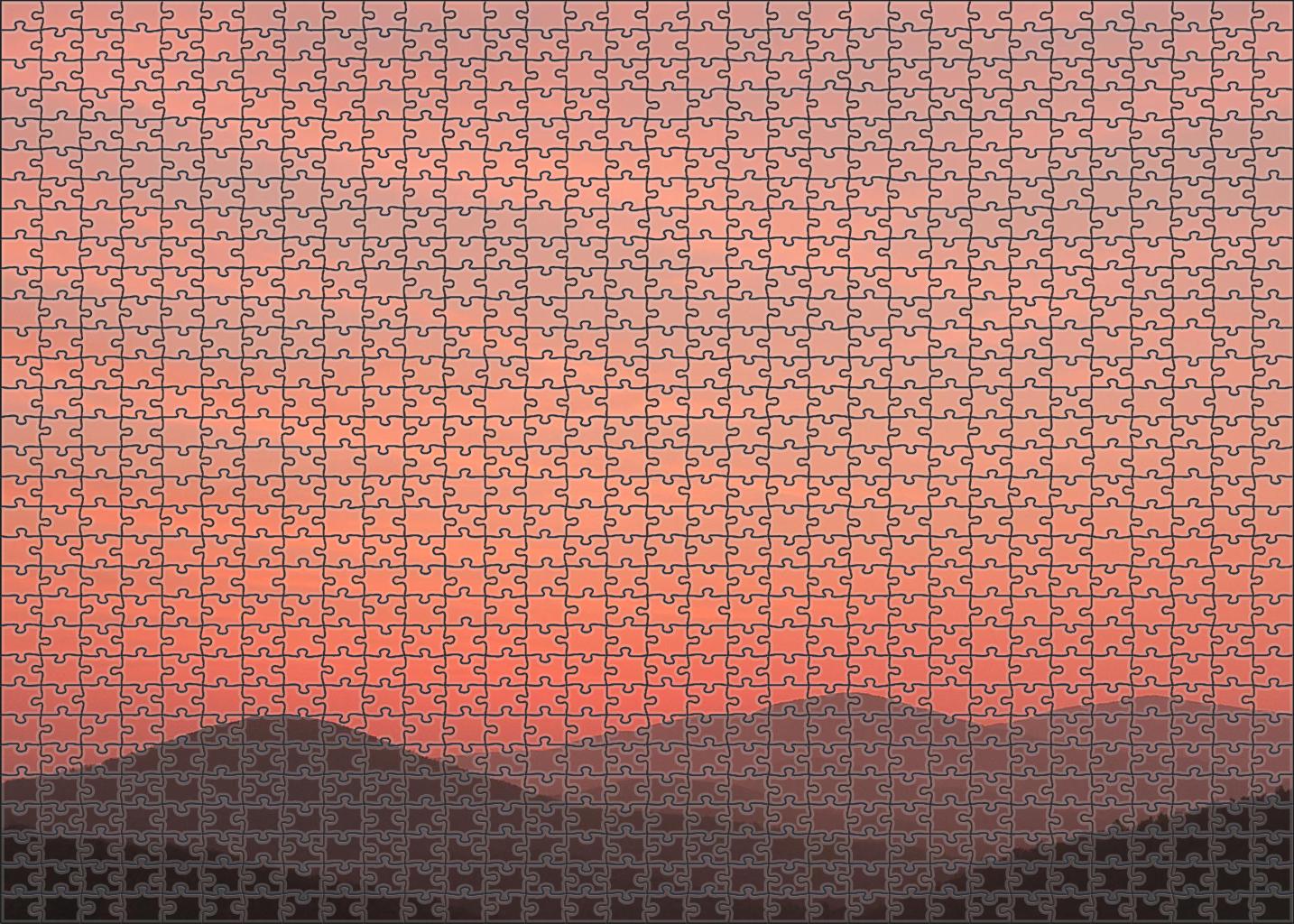 Sunset Coral Glow 500 Piece Puzzle