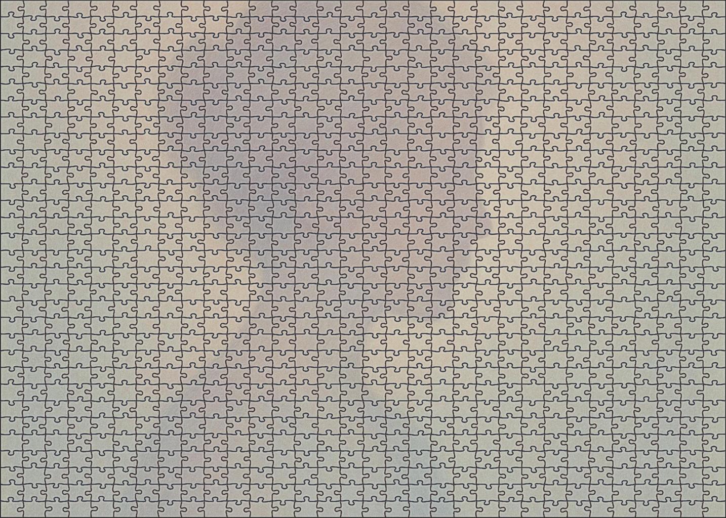 Dreamlike Portrait Silhouette Watercolor Pencil With Soft Gradient Blends Puzzle For Kids