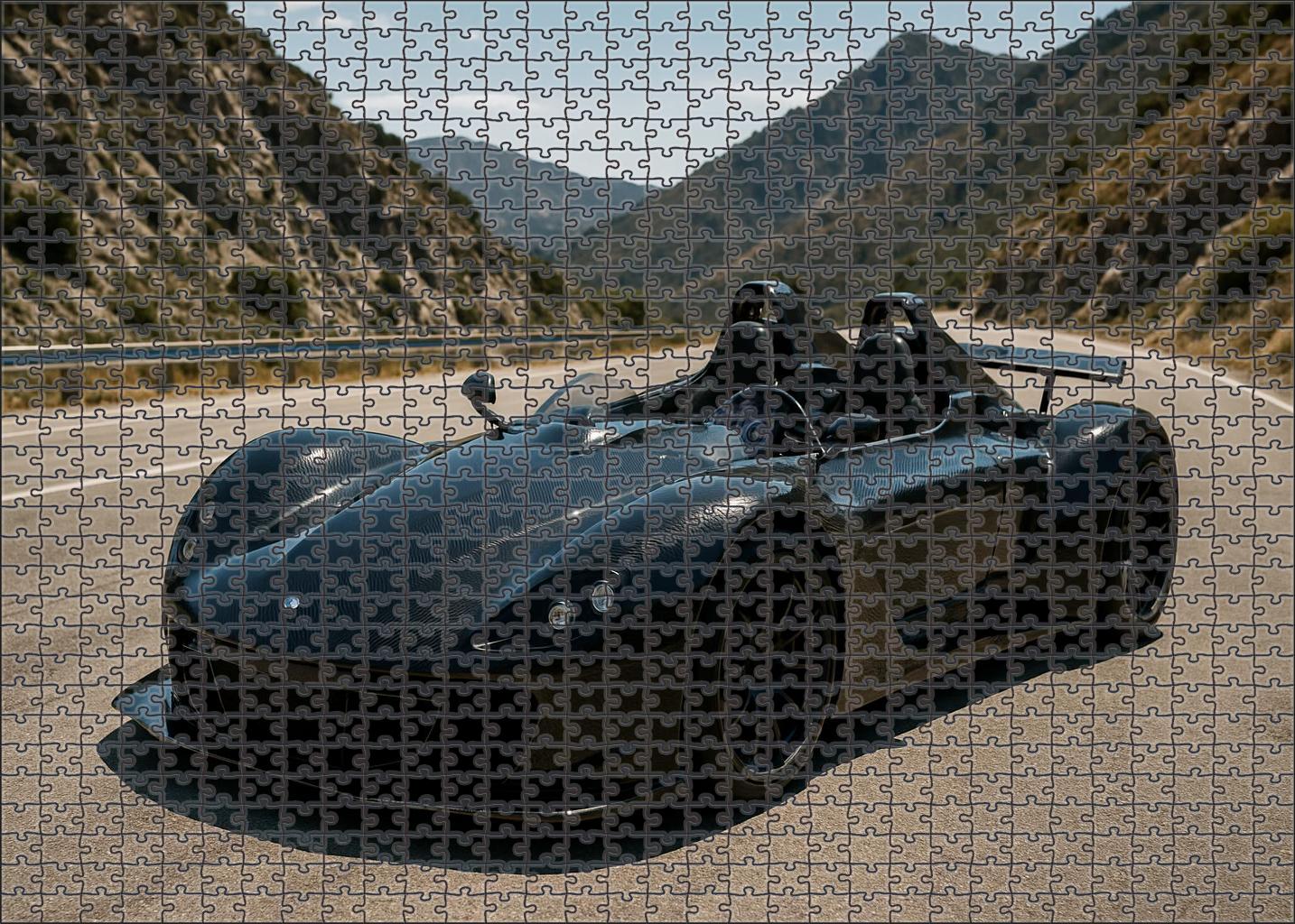 Aria Nova Ultra-lightweight Carbon Fiber Speedster Custom Jigsaw Puzzle
