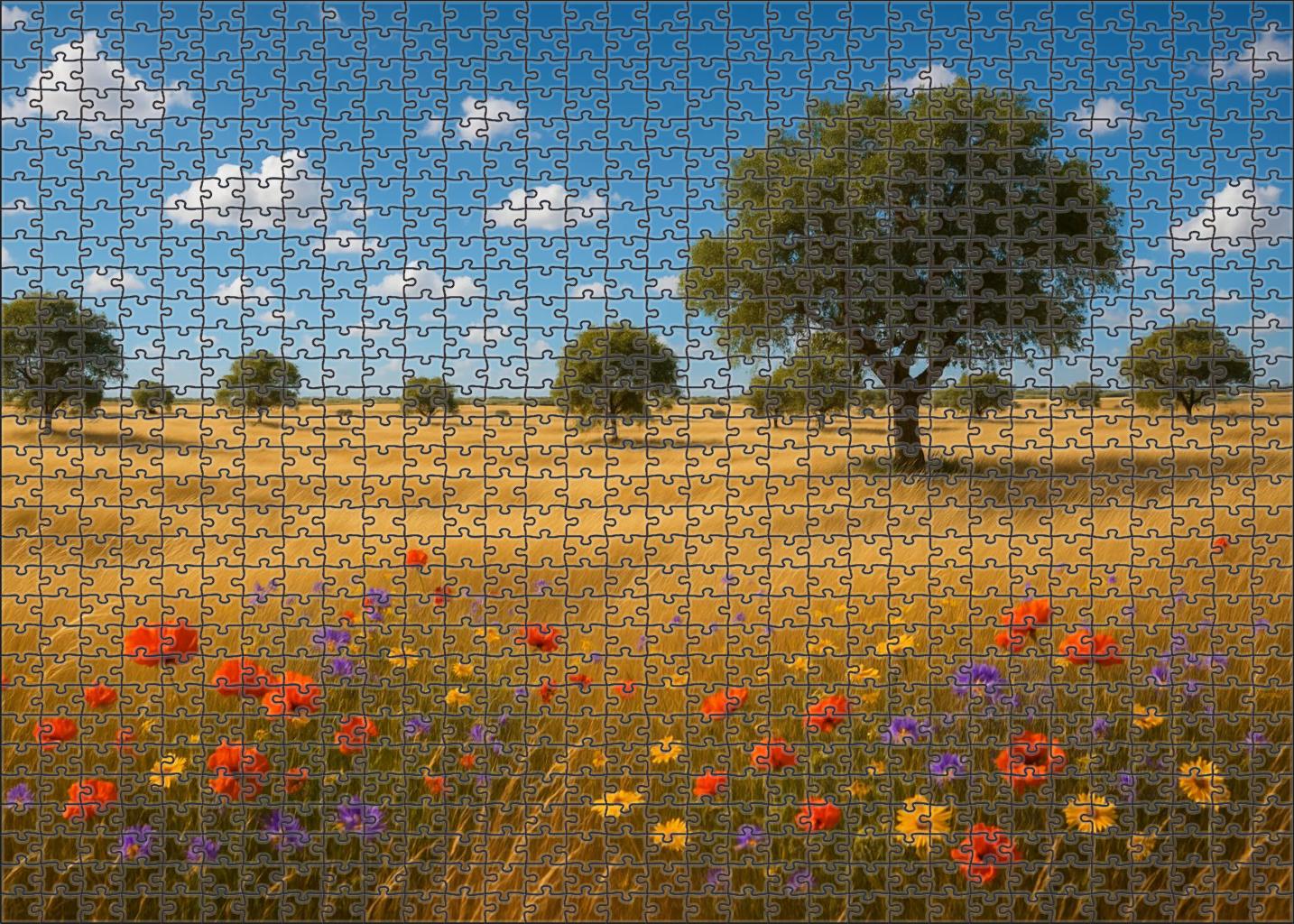 Golden Steppe Vistas 300 Piece Puzzle