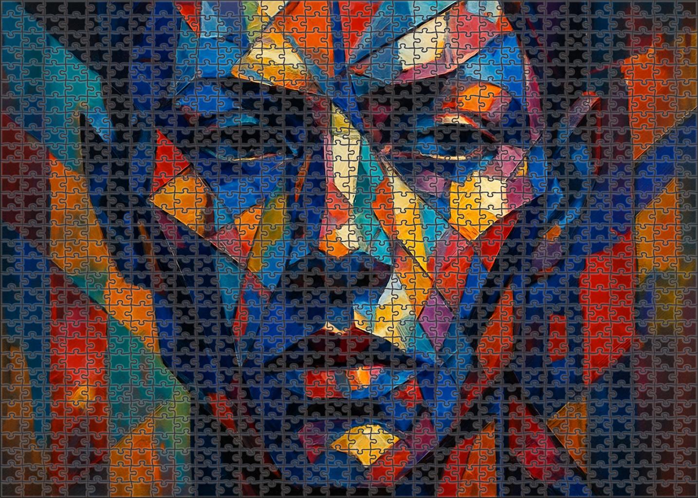 Faces Of Modernity Premium Puzzle Pieces