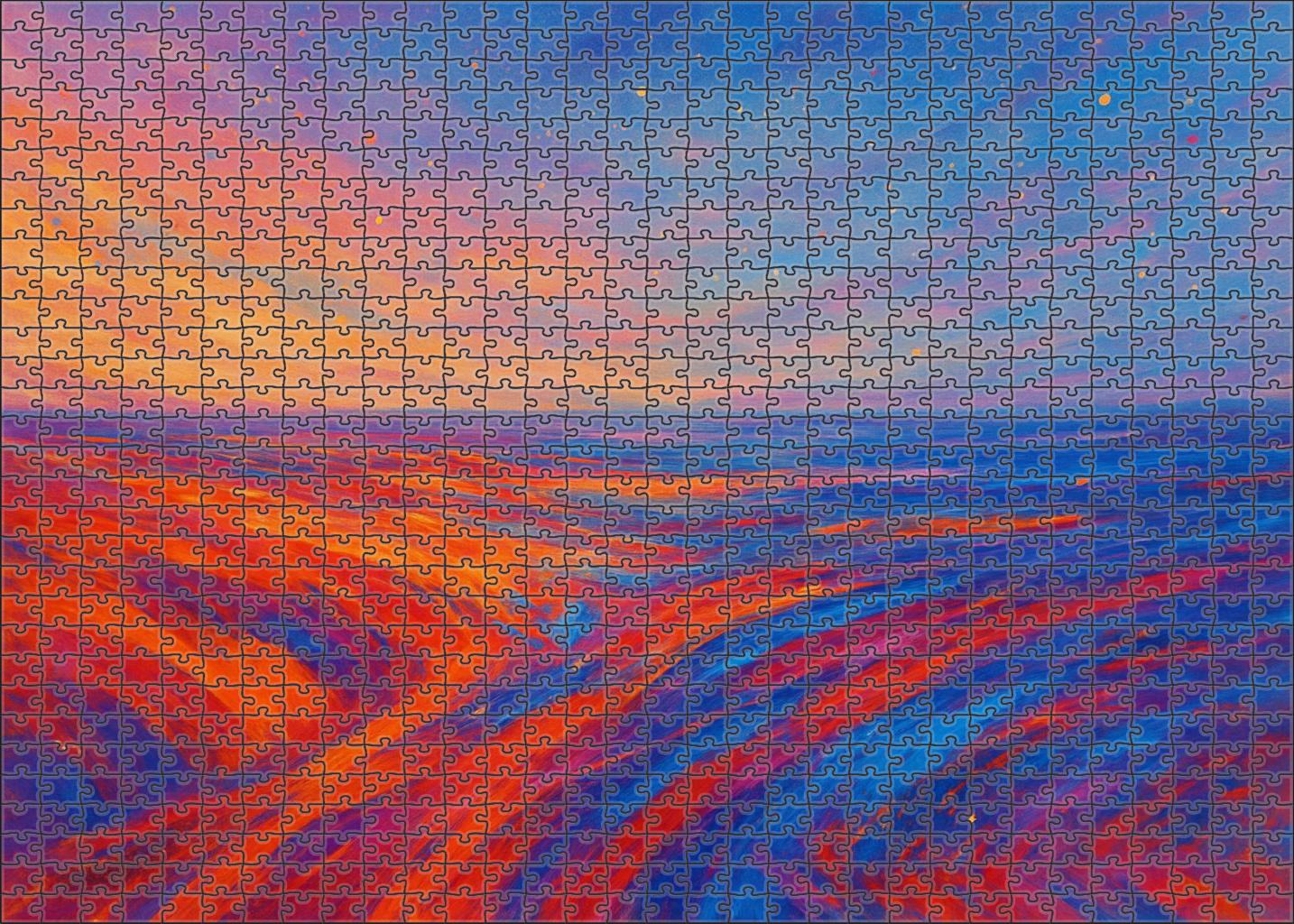 Canvas Of Infinite Horizons Puzzle For Adults