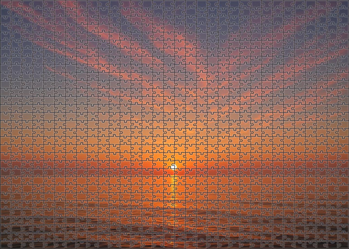 Celestial Amber Radiance Puzzle Collection